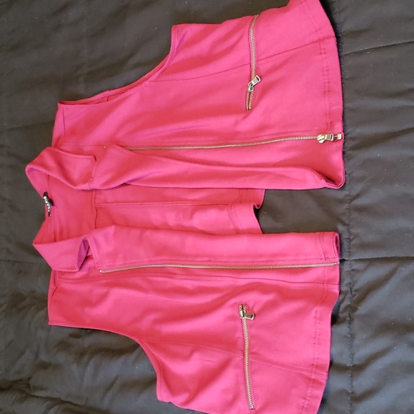 Torrid Moto Cropped Vest size 4 - Picture 2 of 8